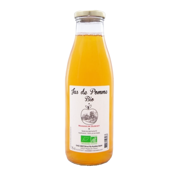 Jus de Pomme bio Manoir de Durcet 75cl