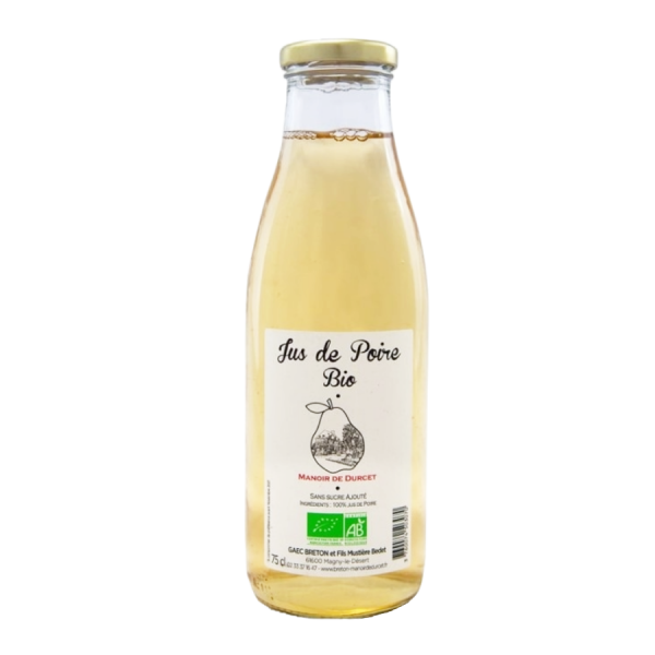 Jus de Poire bio Manoir de Durcet 75cl