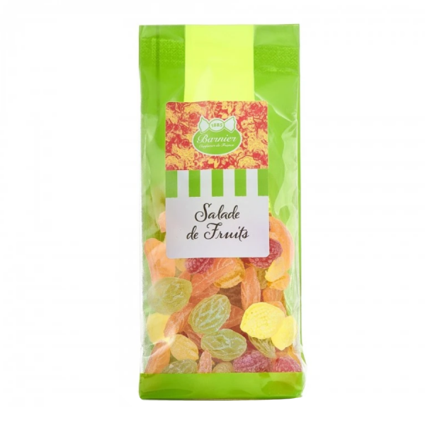 Sachet de bonbons salade de fruits givrés 100g Bonbon Barnier